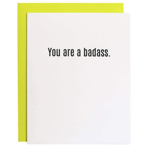 You Are a Badass Card