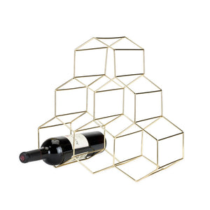 Gold Wine Rack