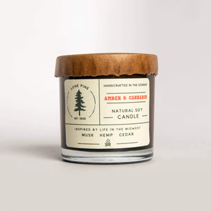 Amber & Cannabis Soy Candle