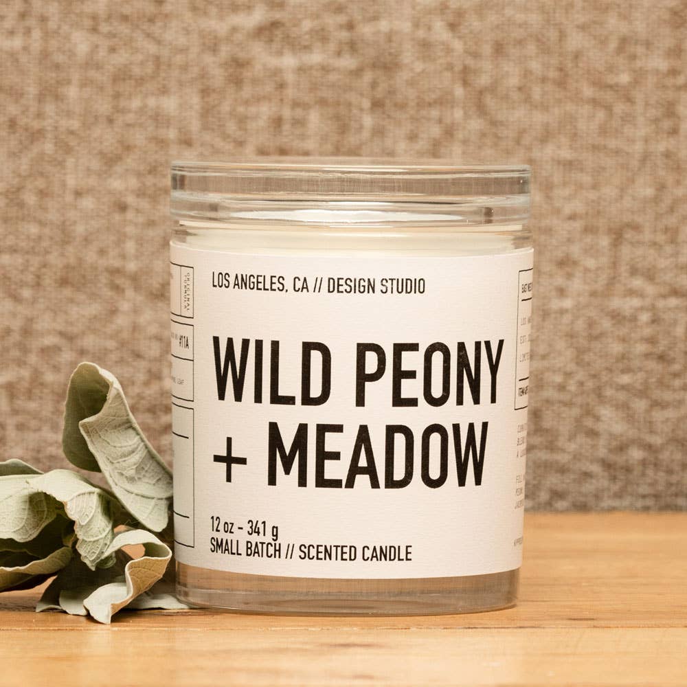 Wild Peony & Meadow Candle