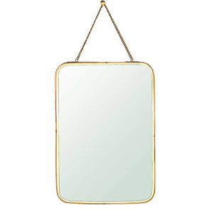 Brass Estelle Mirror, Vertical