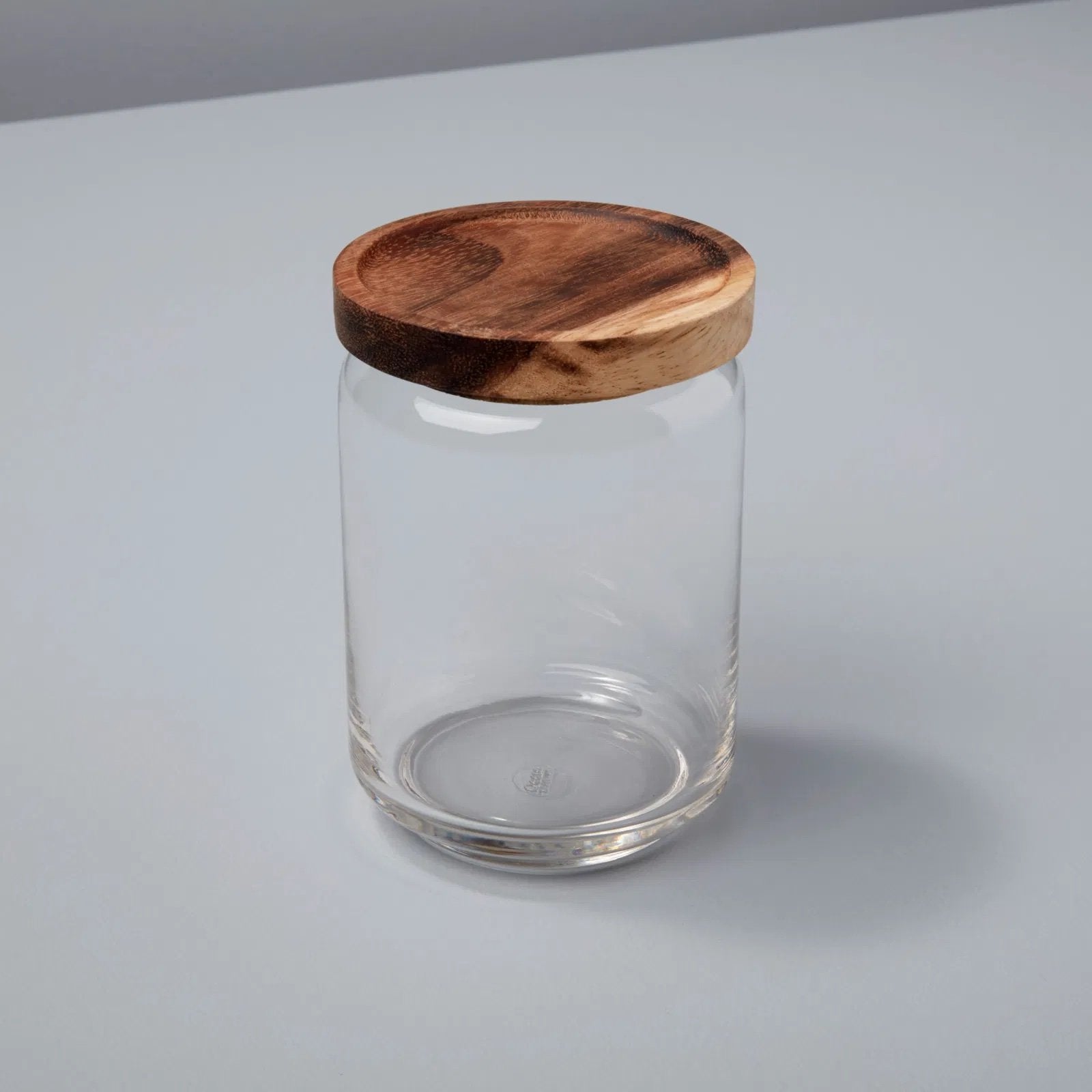 Glass Storage Jar, Acacia Lid
