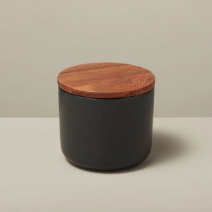 Brampton Stoneware Container, Medium Black