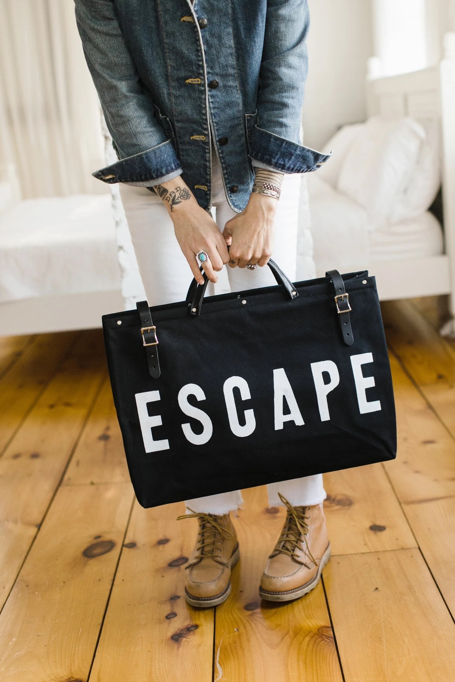 Escape Canvas Utility Bag, Black