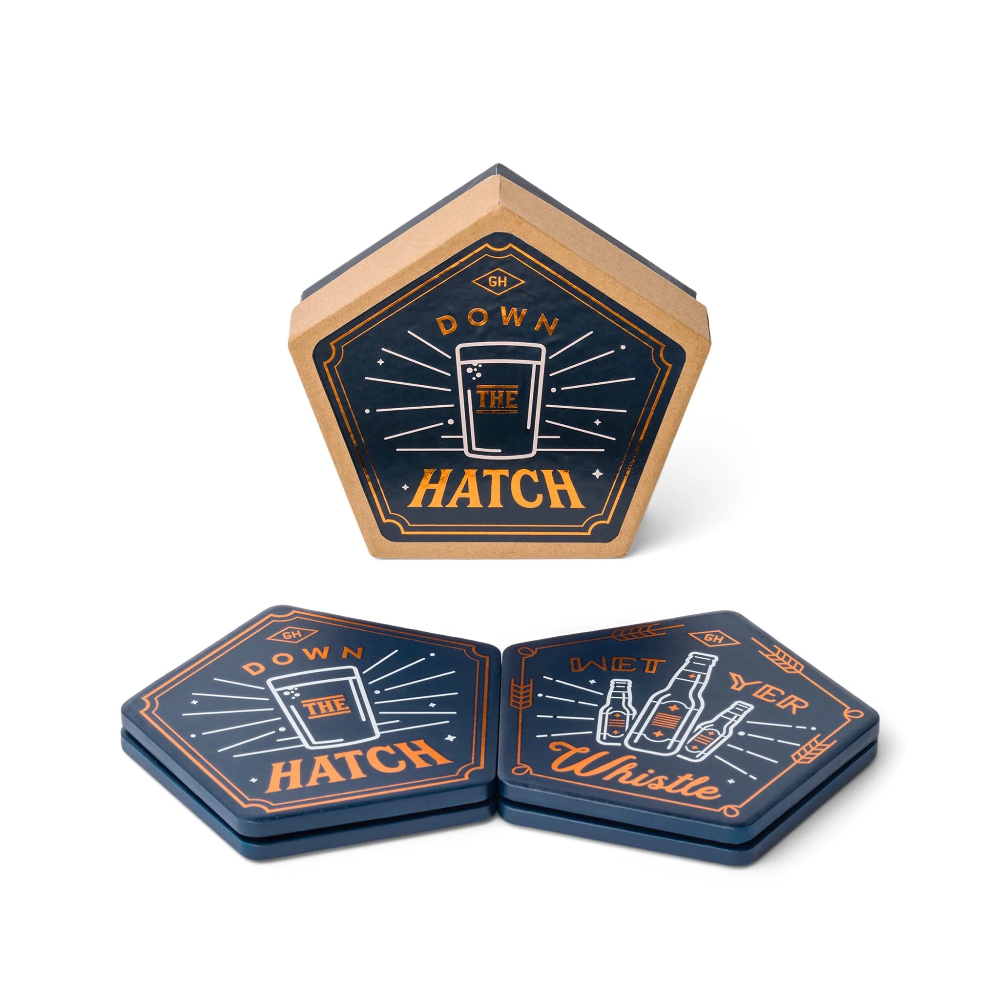 Beer Coasters, Set of Four