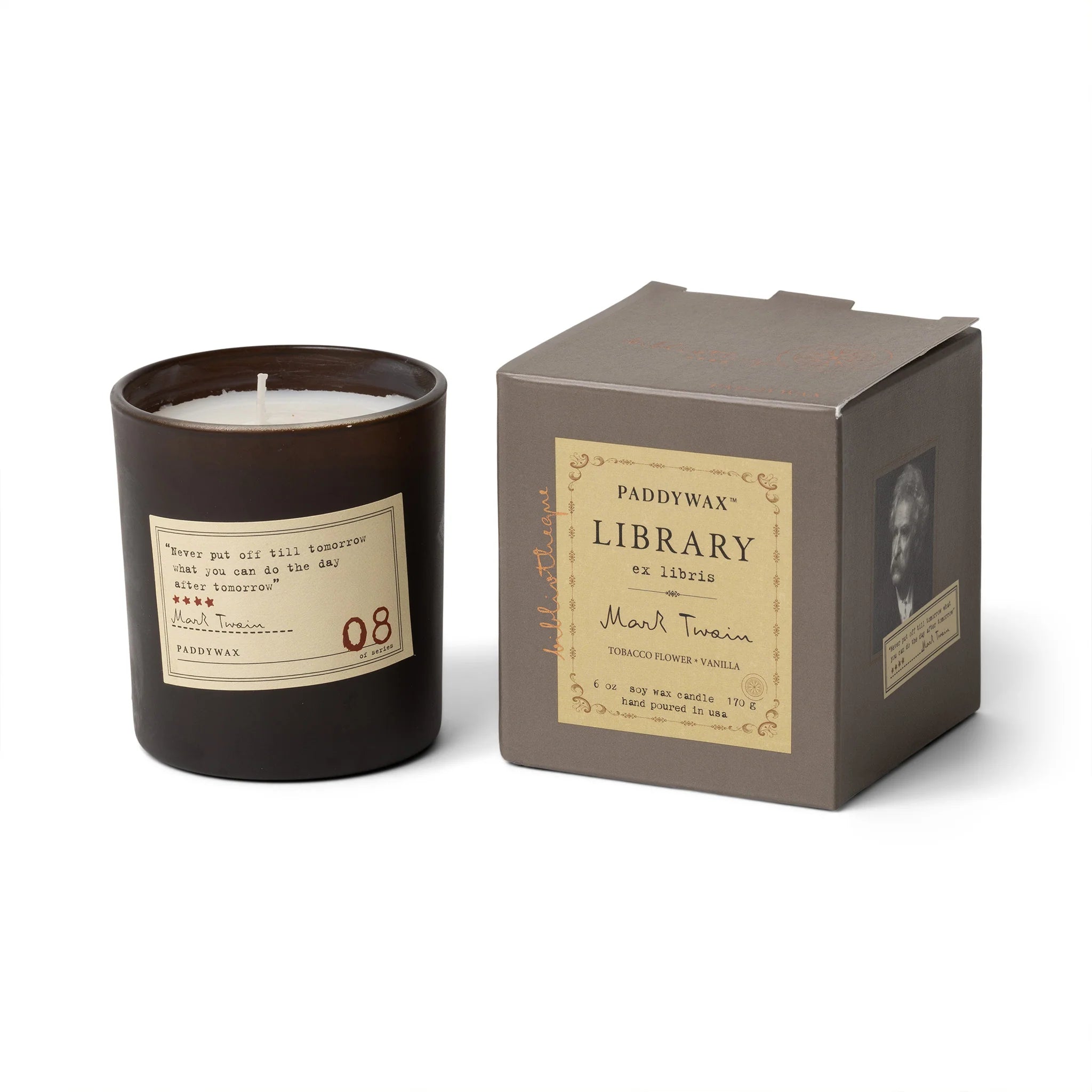 Mark Twain Library Candle