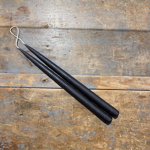 13" Hand-Dipped Tapers, Black