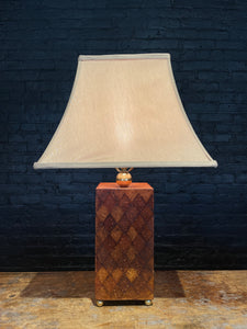 Square Leather Lamp