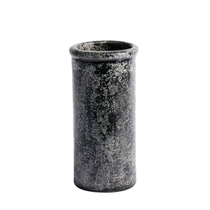 Black Cylinder Vase, Small