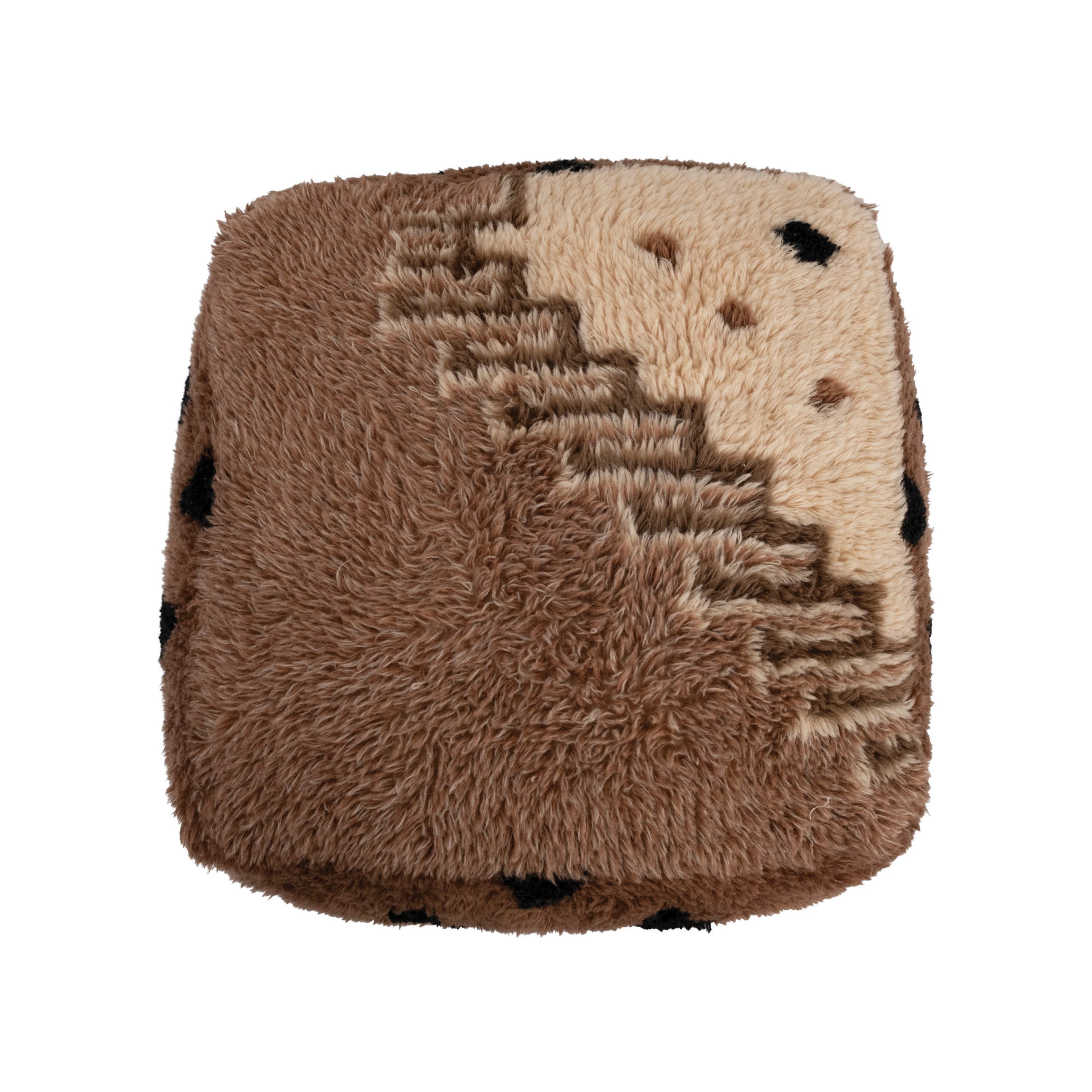 New Zealand Wool Tufted Pouf