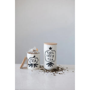 Stoneware Tea Jar