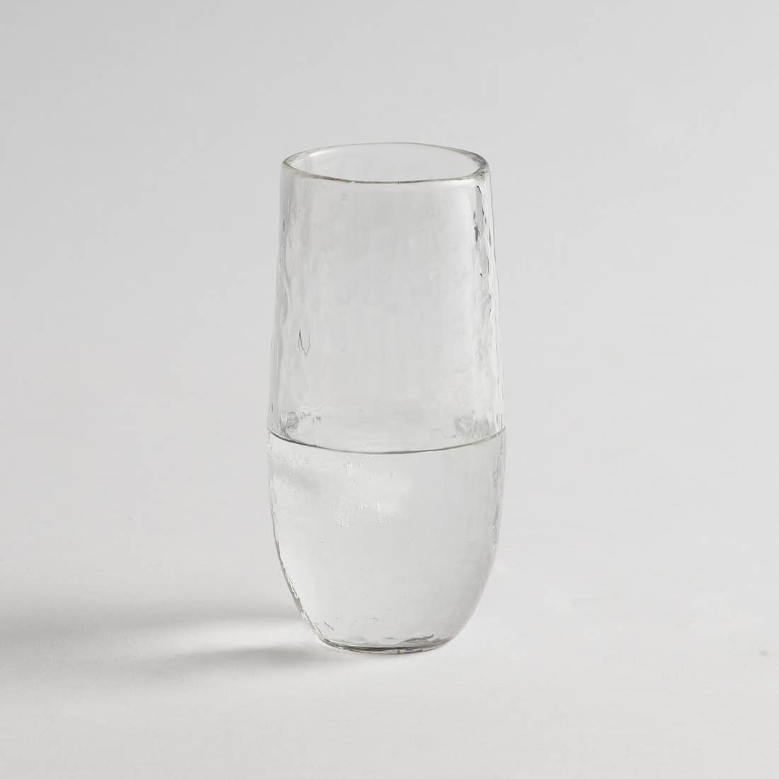 Hammered Drinking Glass