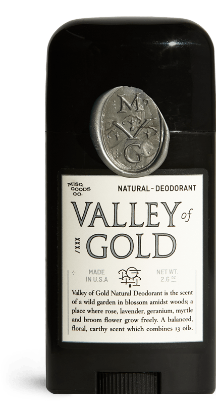 Natural Deodorant, Valley Of Gold